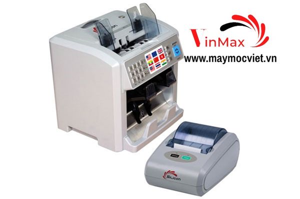 Máy Đếm Tiền Thông Minh Thế Hệ Mới Silicon MC-8PLUS (COMBO)