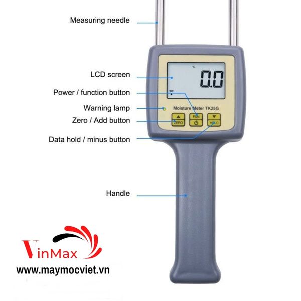 Máy đo độ ẩm nông sản TK25G