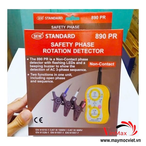 Thiết bị kiểm tra thứ tự pha không tiếp xúc SEW 890 PR