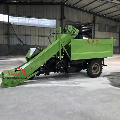 Xe dọn phân gom cỏ chạy diesel cho trang trại Turbo TBP25