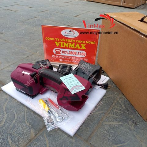 Máy Đóng Đai Nhựa Dùng Pin V2 New