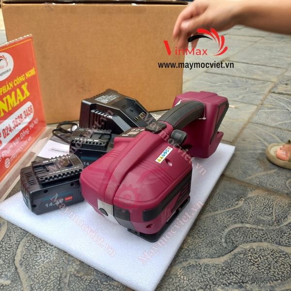 Máy Đóng Đai Nhựa Dùng Pin V2 New