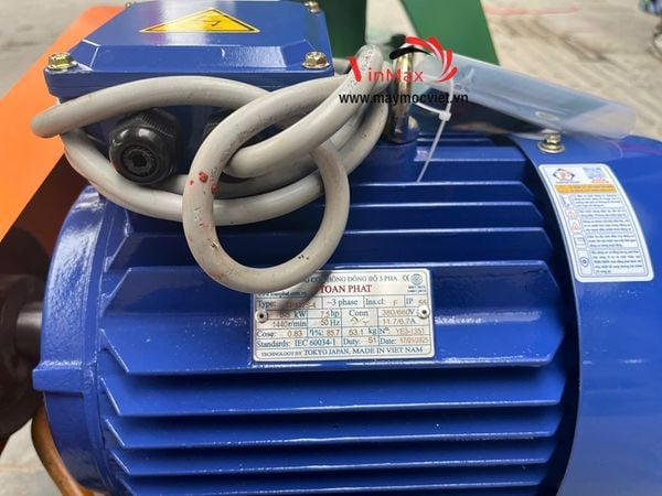 Máy ép cám viên Vinmax S200 3 quả lô motor 5.5kw 3 pha
