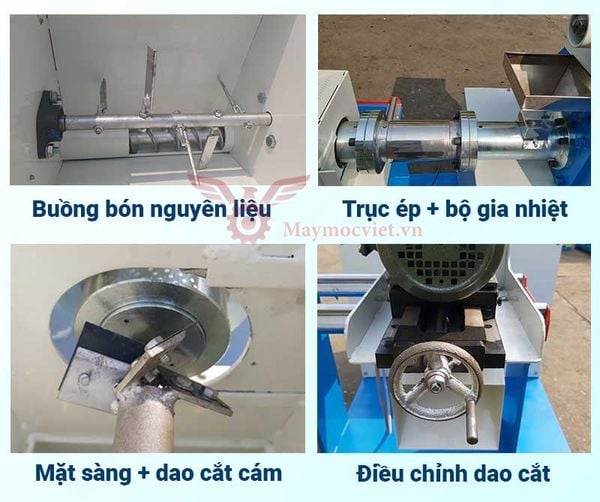 Máy ép cám nổi mini VM15KW