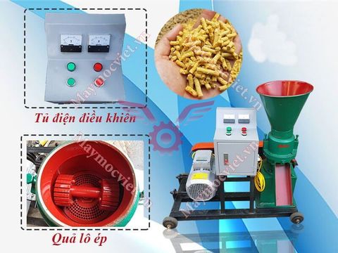 Máy ép cám viên tủ điện năng suất 150kg/ giờ S150-TĐ