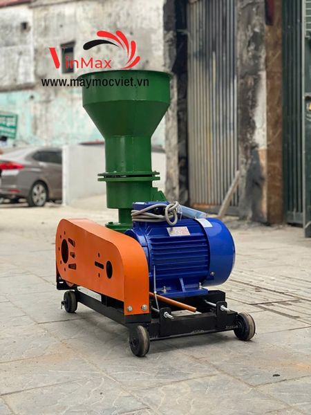 Máy ép cám viên Vinmax S200 3 quả lô motor 5.5kw 3 pha