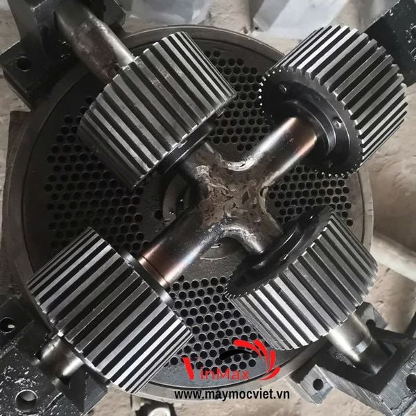 Máy đùn cám viên Turbo TBE400 năng suất 1.600kg/ giờ