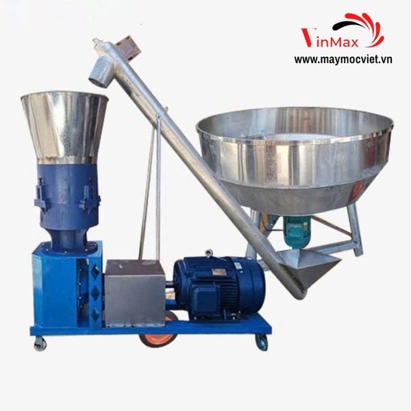Máy ép cám viên công nghiệp Turbo TBE500 năng suất 2.200kg/ giờ