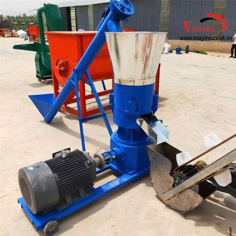 Máy ép cám viên công nghiệp Turbo TBE500 năng suất 2.200kg/ giờ