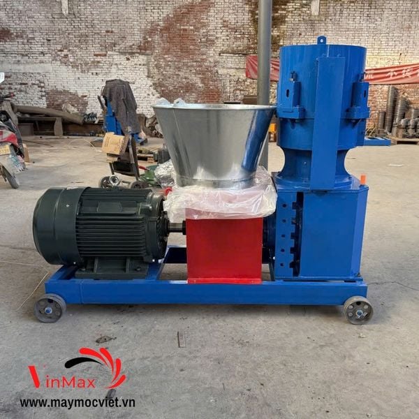 Máy ép cám viên công nghiệp Turbo TBE500 năng suất 2.200kg/ giờ
