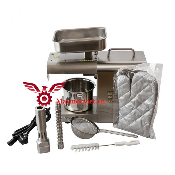 Máy ép dầu thực vật J508 ép đậu phộng, mè, óc chó