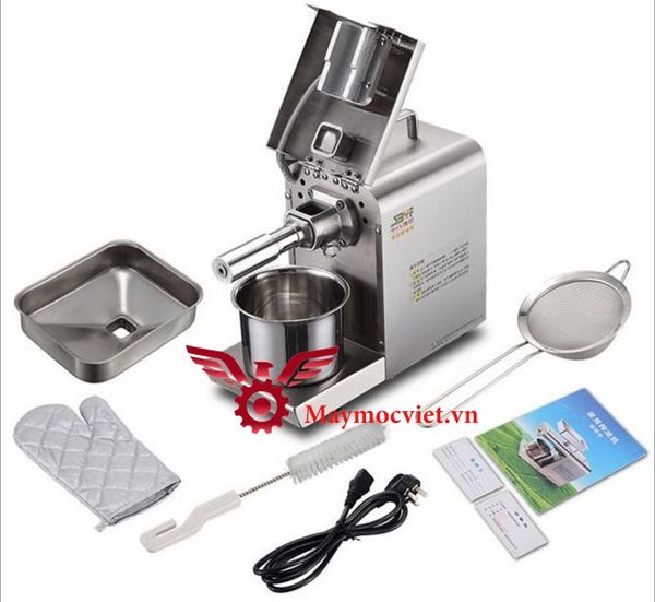 Máy ép dầu thực vật J508 ép đậu phộng, mè, óc chó