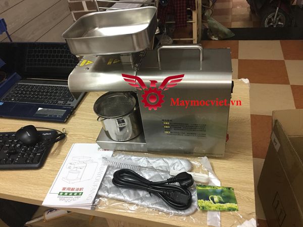 Máy ép dầu thực vật J508 ép đậu phộng, mè, óc chó