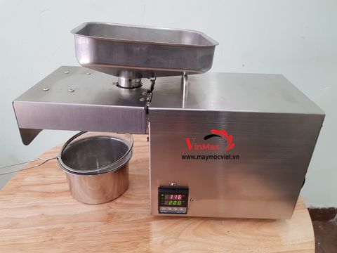 Máy ép dầu lạc, đậu phộng mini cho gia đình Vinmax VME700