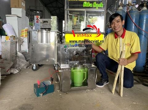 Máy ép mía mini chạy acquy Vinmax FA3