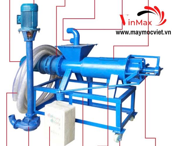 Máy ép tách phân tách nước trục vít Turbo TBE55
