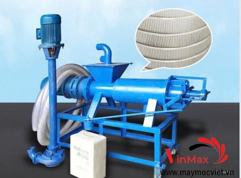 Máy ép tách phân tách nước trục vít Turbo TBE55