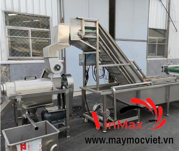 Máy ép hoa quả công nghiệp chất liệu inox VME2500
