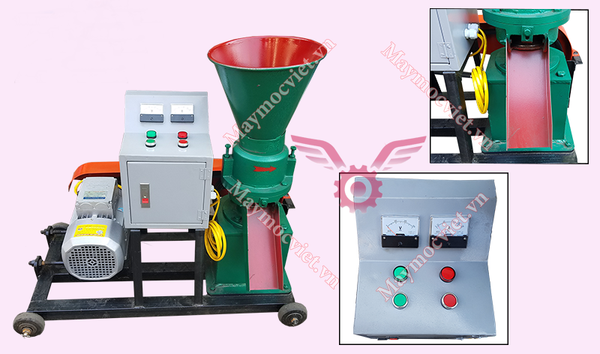 Máy ép cám viên tủ điện năng suất 150kg/ giờ S150-TĐ