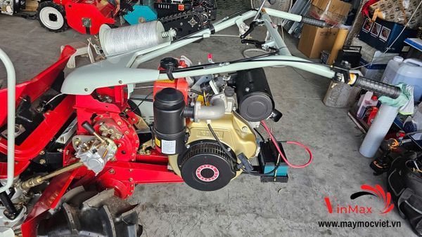 Máy gặt lúa xếp dãy tự bó lúa mini Kama KM178G