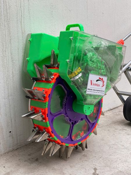 Máy gieo hạt kết hợp bón phân 14 mỏ kép VMGH14