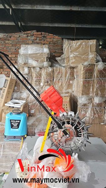 Máy gieo hạt 16 mỏ khung inox Turbo TBG16