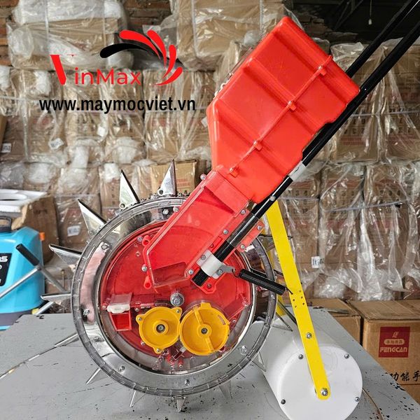 Máy gieo hạt 16 mỏ khung inox Turbo TBG16