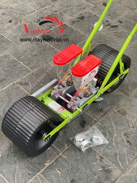 Máy gieo hạt giống rau, hoa màu 2 hàng VMGH2H