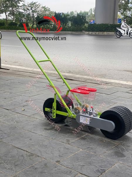 Máy gieo hạt giống rau, hoa màu 2 hàng VMGH2H