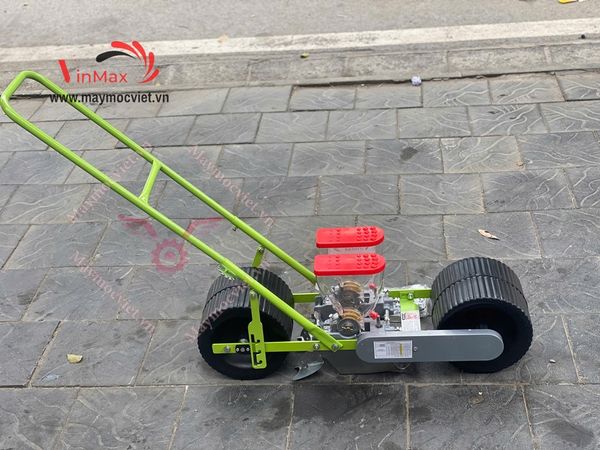 Máy gieo hạt giống rau, hoa màu 2 hàng VMGH2H