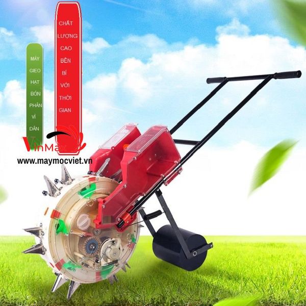 Máy gieo hạt kết hợp bón phân 5 mỏ kép VMGH05