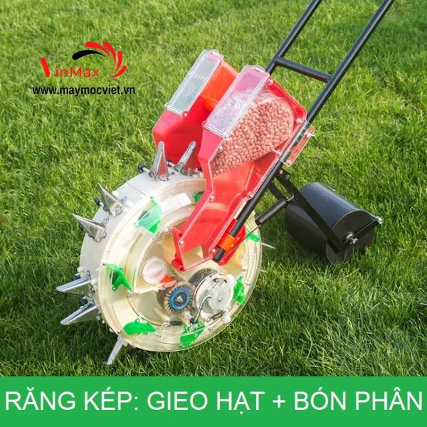 Máy gieo hạt kết hợp bón phân 5 mỏ kép VMGH05