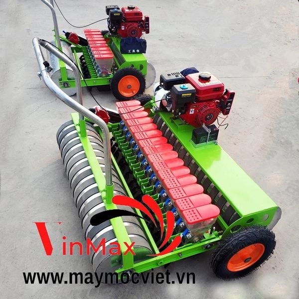 Máy gieo hạt Cà chua, Rau cải, Cà rốt, Hạt hoa chạy xăng Vinmax VMGH75