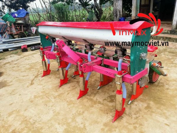 Máy gieo hạt, bón phân tự động 4 hàng Vinmax GHTD04