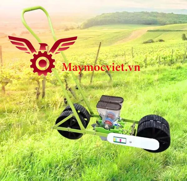 Máy gieo hạt giống rau, hoa màu 2 hàng VMGH2H