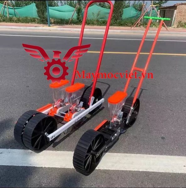 Máy gieo hạt giống rau, hoa màu 2 hàng VMGH2H