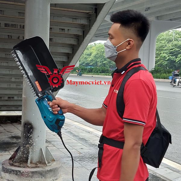 Máy hái chè mini chạy pin thế hệ mới  không thấm nước VMHC24