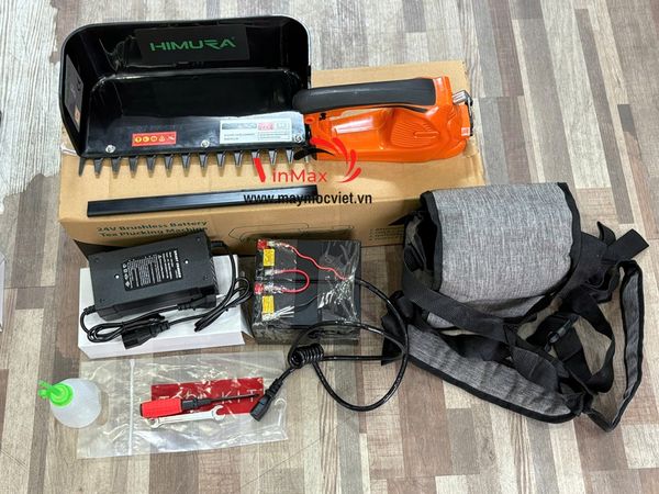 Máy hái chè dùng pin lithium 24V Himura 26 răng H26