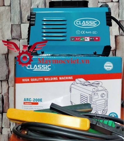 MÁY HÀN QUE ĐIỆN TỬ CLASSIC ARC-200E (CÓ MÀN HÌNH HIỂN THỊ, CHUYÊN KÉO QUE 2.5)