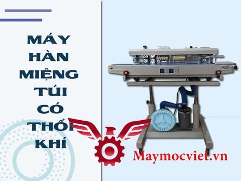 Máy hàn miệng túi thổi khí liên tục VM DBF1000