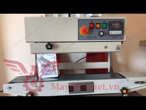 Máy Hàn Miệng Túi Liên Tục FR-900 Dạng Đứng có in date