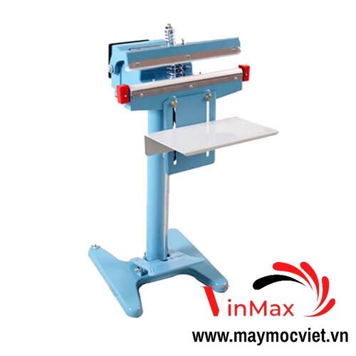 Máy hàn miệng túi dập chân PFS 450 có giá đỡ