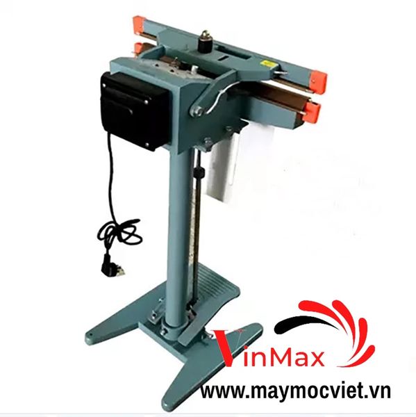 Máy hàn miệng túi dập chân PFS 450 có giá đỡ