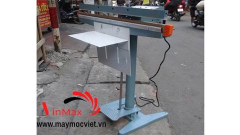 Máy hàn miệng túi dập chân PFS 450 có giá đỡ