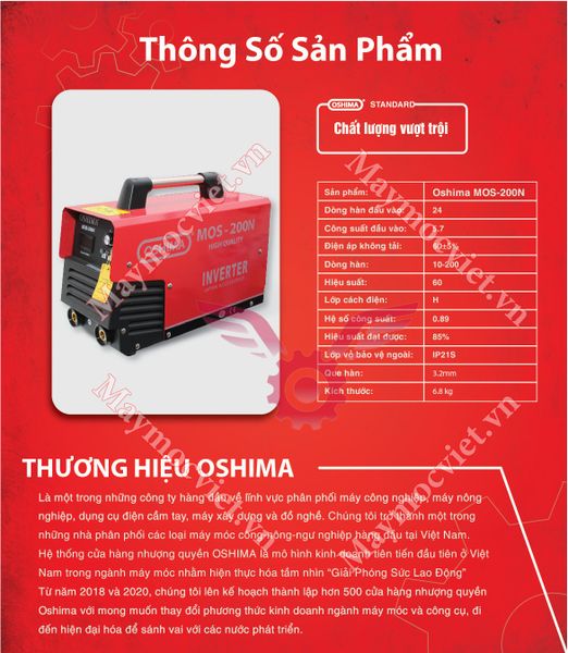 Máy hàn OSHIMA MOS 200N