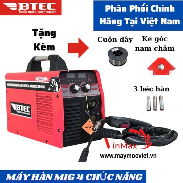Máy hàn Mig Btec MIG200F4