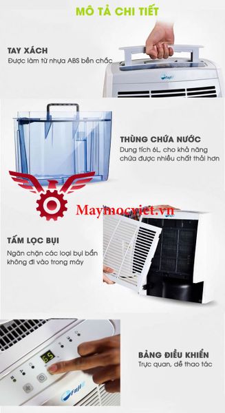 Máy Hút Ẩm Dân Dụng FujiE HM620EB