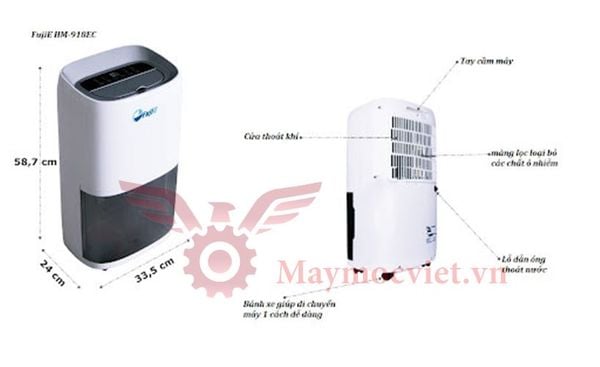 Máy Hút Ẩm Dân Dụng FujiE HM918EC