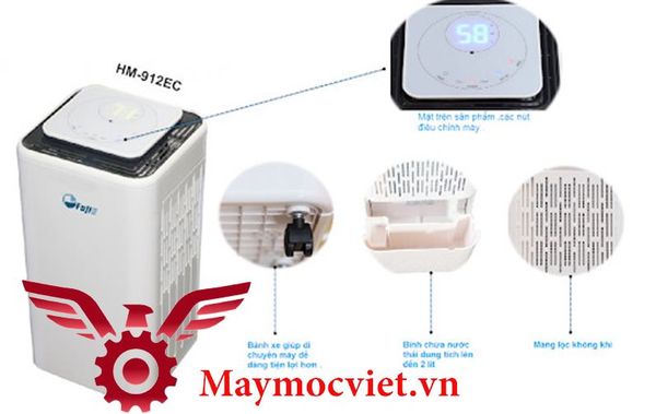 Máy Hút Ẩm Dân Dụng FujiE HM-912EC