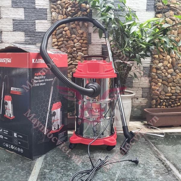 Máy hút bụi công nghiệp khô và ướt KAMASTSU KHB 30L